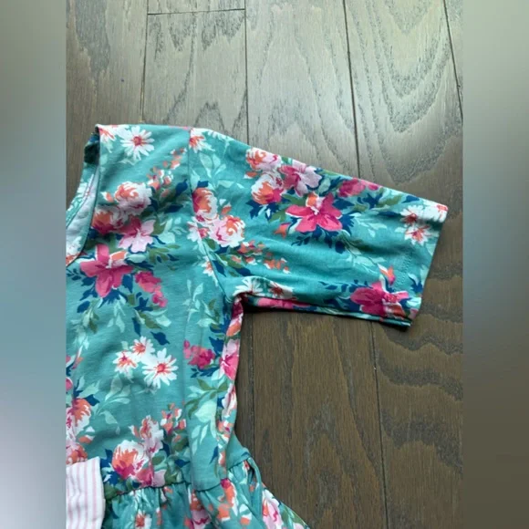 Ruffle Butts Twirl Dress Fancy Me Floral girls size 8 spring summer flowers bow - Picture 5 of 14